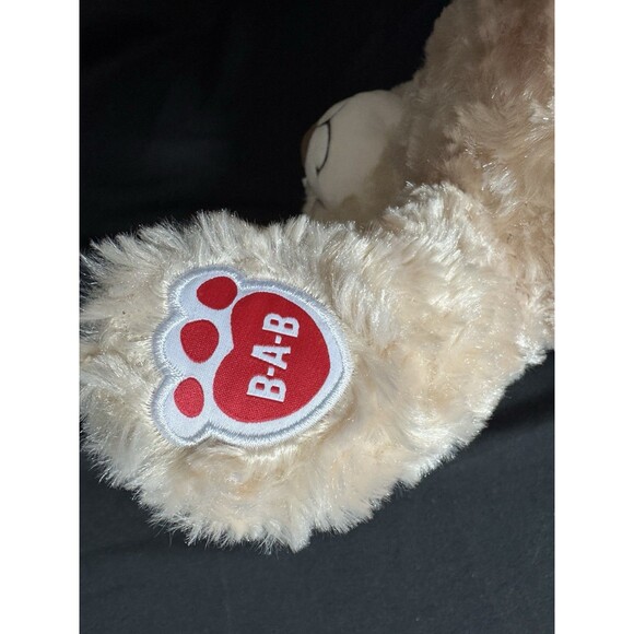Build A Bear Tan Swirl Happy Hugs Cream Light Brown Teddy Bear Plush 16" “2015” - Picture 4 of 7